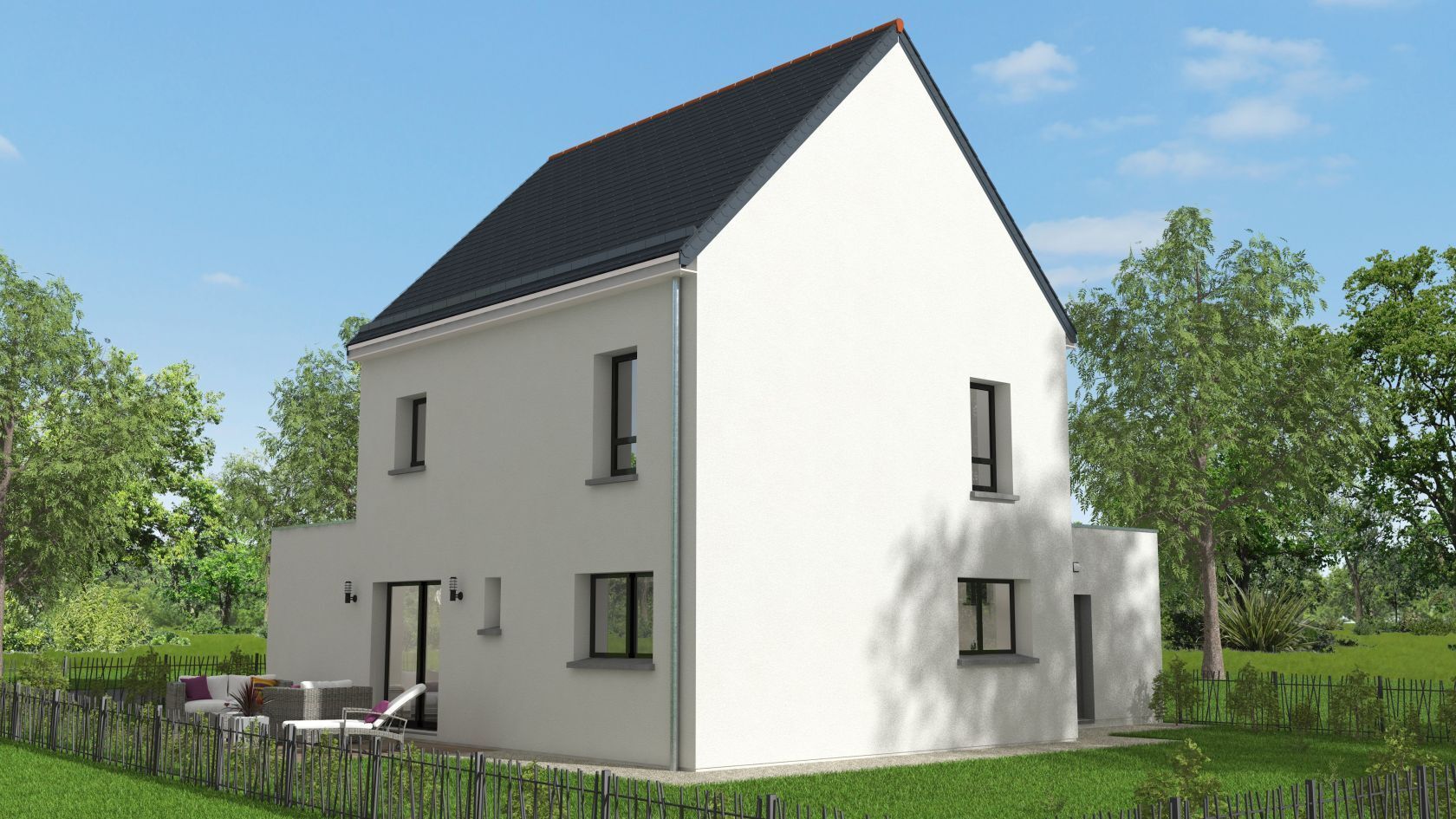 Projet de construction d'une maison 102 m² avec terrain à MONTREUIL-SUR-ILLE (35)