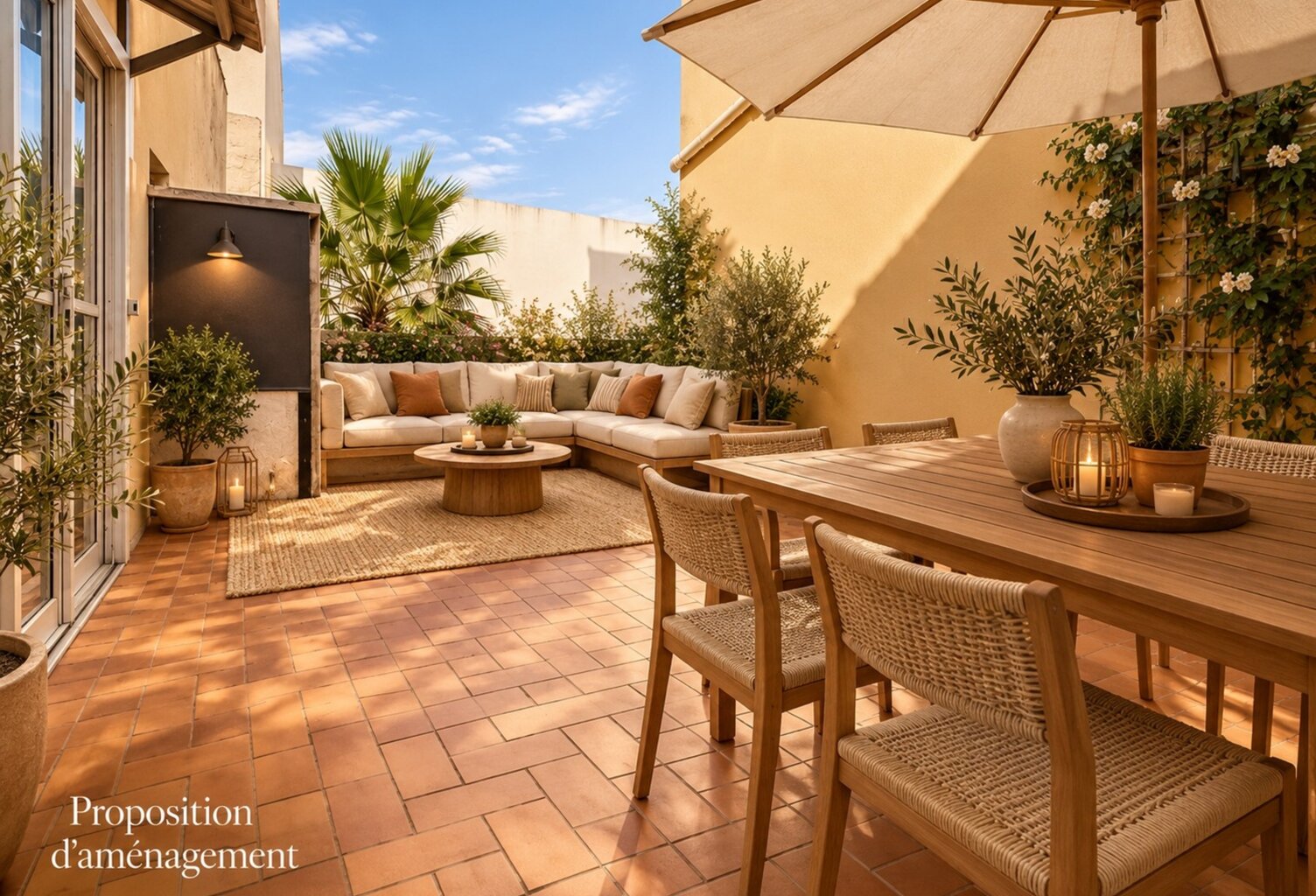 Appartement T2 85 m² avec terrasse Champ de Mars Béziers charme de l'ancien — photo 1