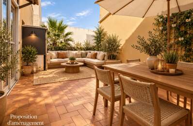 Appartement T2 85 m² avec terrasse Champ de Mars Béziers charme de l'ancien — photo du bien