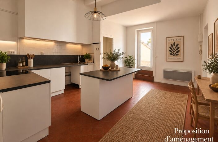 Appartement T2 85 m² avec terrasse Champ de Mars Béziers charme de l'ancien — photo 3