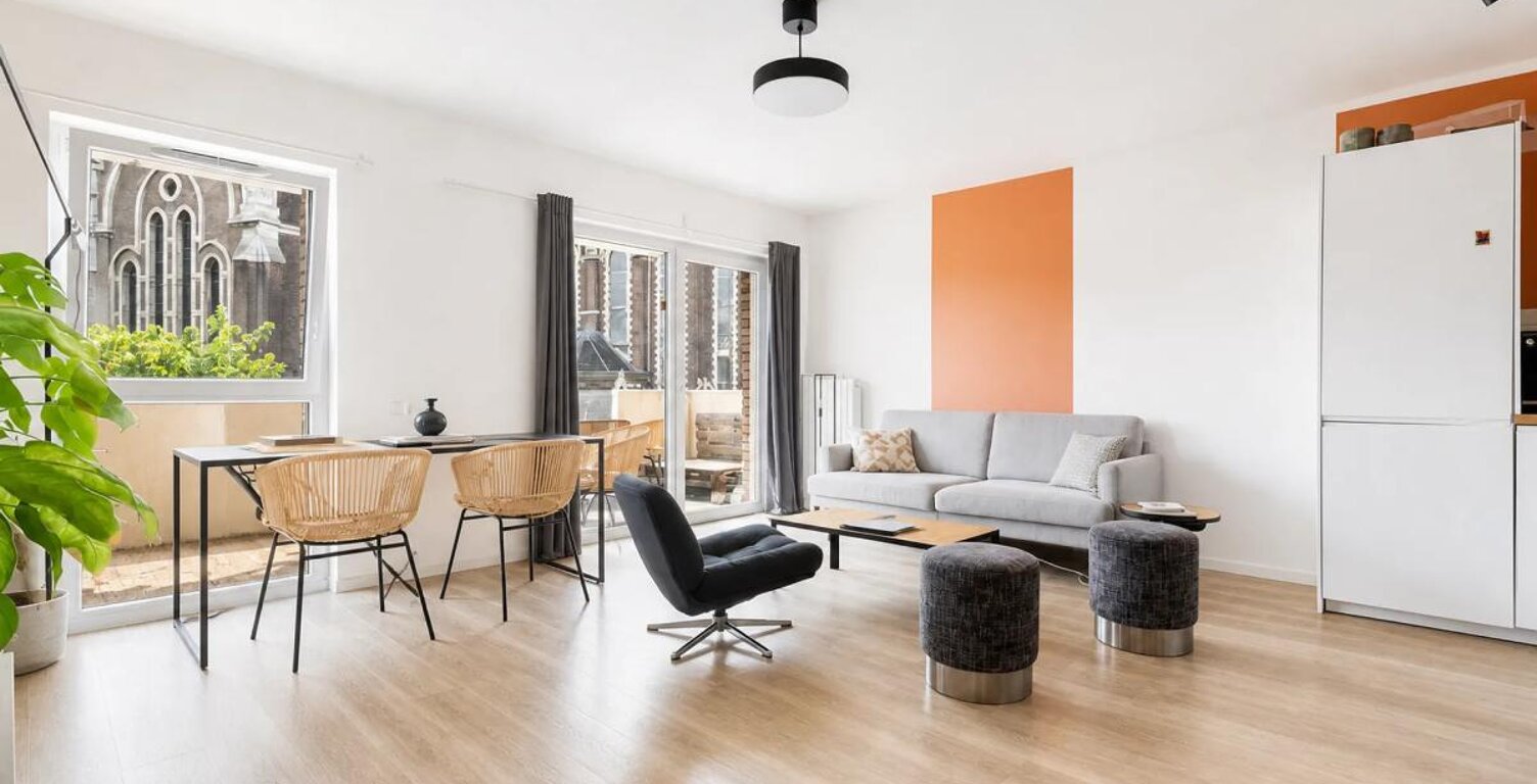 Appartement VENDU LOUE de 2 pièces de 48 m² à Tourcoing — photo 1