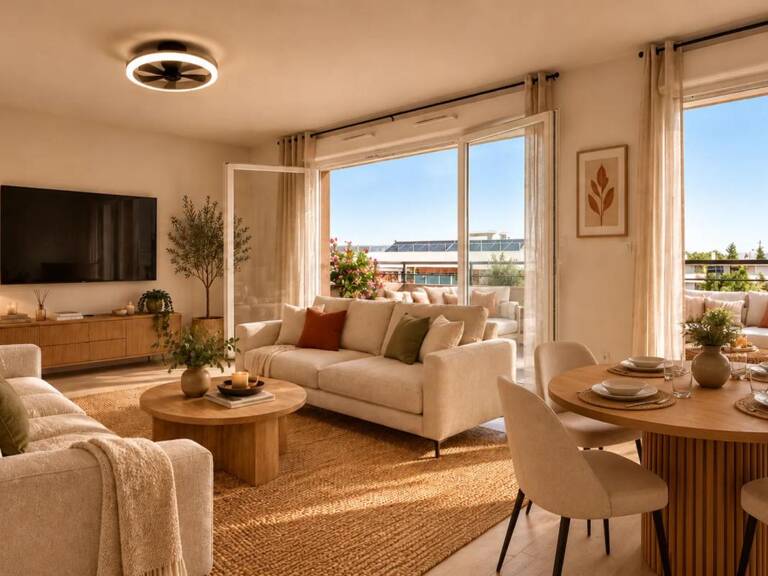 T3 dernier étage, Terrasse, vue Notre-Dame de la Garde, parking, Le Cabot Marseille — photo 1