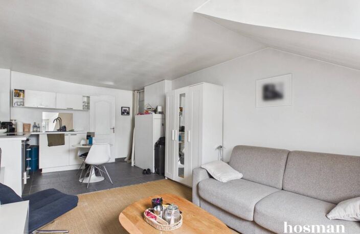 Studio 26 m² - Dernier étage traversant - Rue Saint-Jean, Paris — photo 2