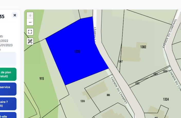 Terrain non  constructible  Champagney 2312 m2 — photo 3