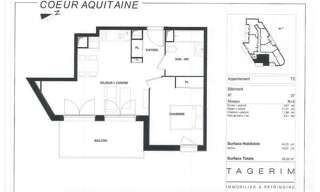 Appartement 2 Pièces 42 m² à louer à Cenon (33150)