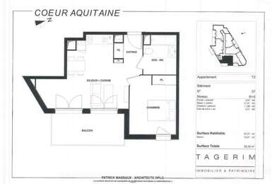 Appartement 2 pièces 640 €