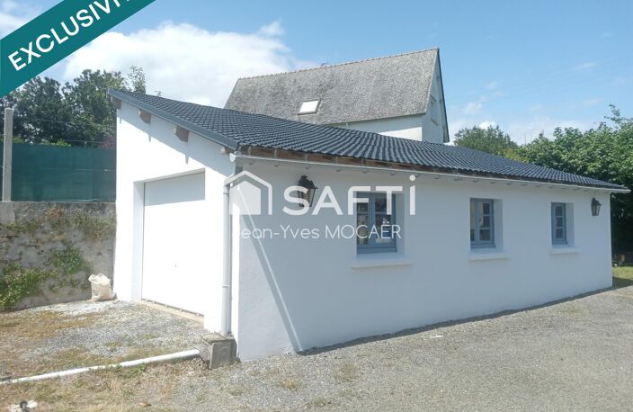 CHATEAUNEUF DU FAOU (29520), Terrain avec garage, petit atelier, parking privé, en centre bourg. — photo 2