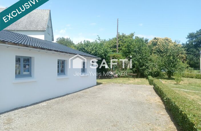 CHATEAUNEUF DU FAOU (29520), Terrain avec garage, petit atelier, parking privé, en centre bourg. — photo 3
