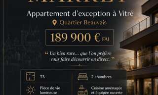 Appartement 3 Pièces 65 m² à vendre à Vitré (35500)
