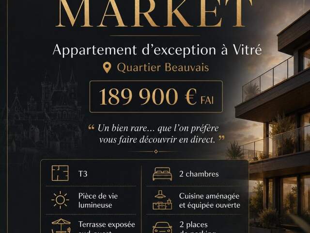 OFF MARKET VITRÉ  QUARTIER BEAUVAIS - 2 chambres — photo du bien