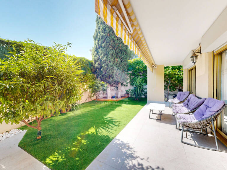 NICE - OUEST / L'ARCHET : MAGNIFIQUE 3 PIÈCES AVEC JOLI JARDIN AU CALME — photo 1