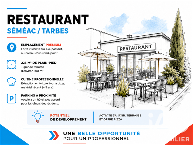 Vente Restaurant 225 m&sup2; — photo du bien