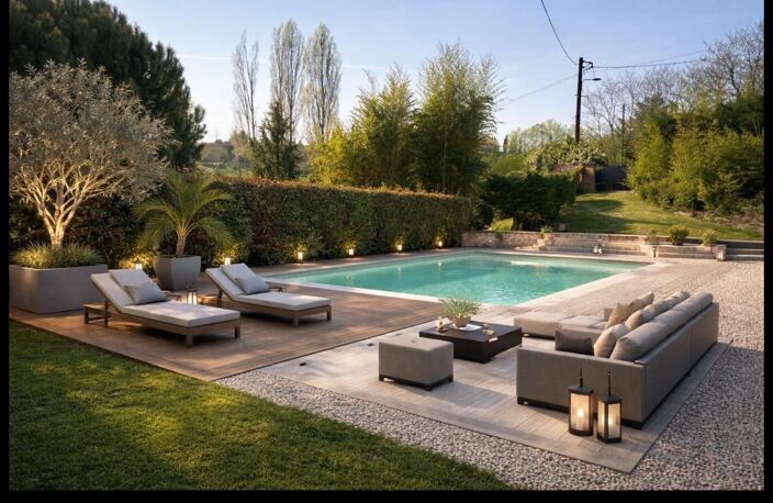 Maison avec studio, piscine, gîte et annexe. — photo 2