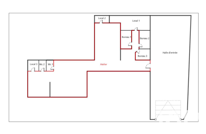 Vente Boutique/Local commercial 755 m&sup2; — photo 4