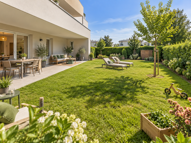 T4 AVEC JARDIN DE 160M² EXPOSITION SUD/OUEST/EST ! HYPER LUMINEUX ! — photo du bien