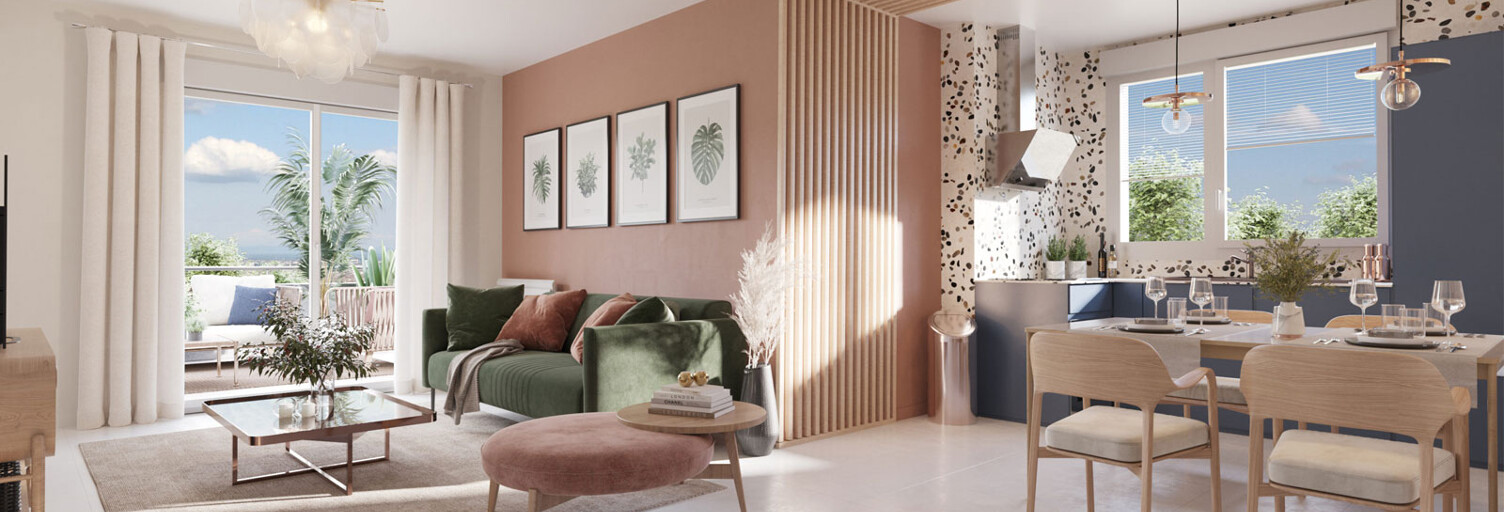Appartement neuf T2, T3, T5 Pièce 40 à 90 m² à vendre à Dijon (21000)