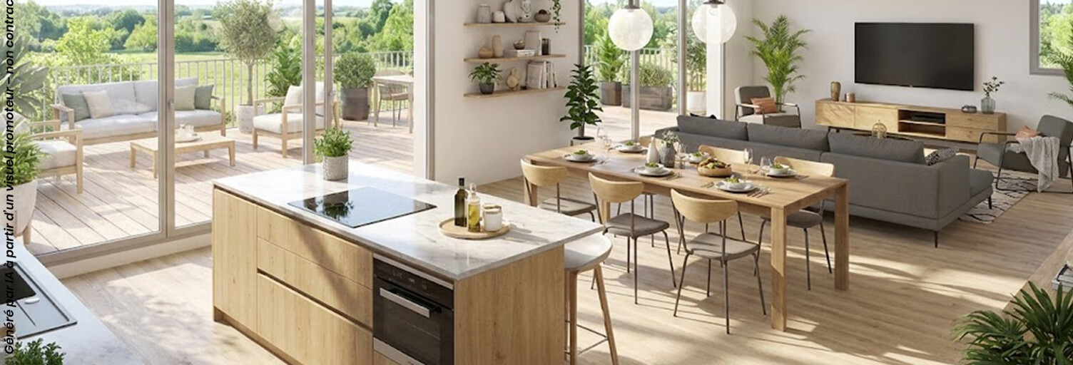 Appartement neuf T3, T4 Pièce 62 à 84 m² à vendre à Dijon (21000)