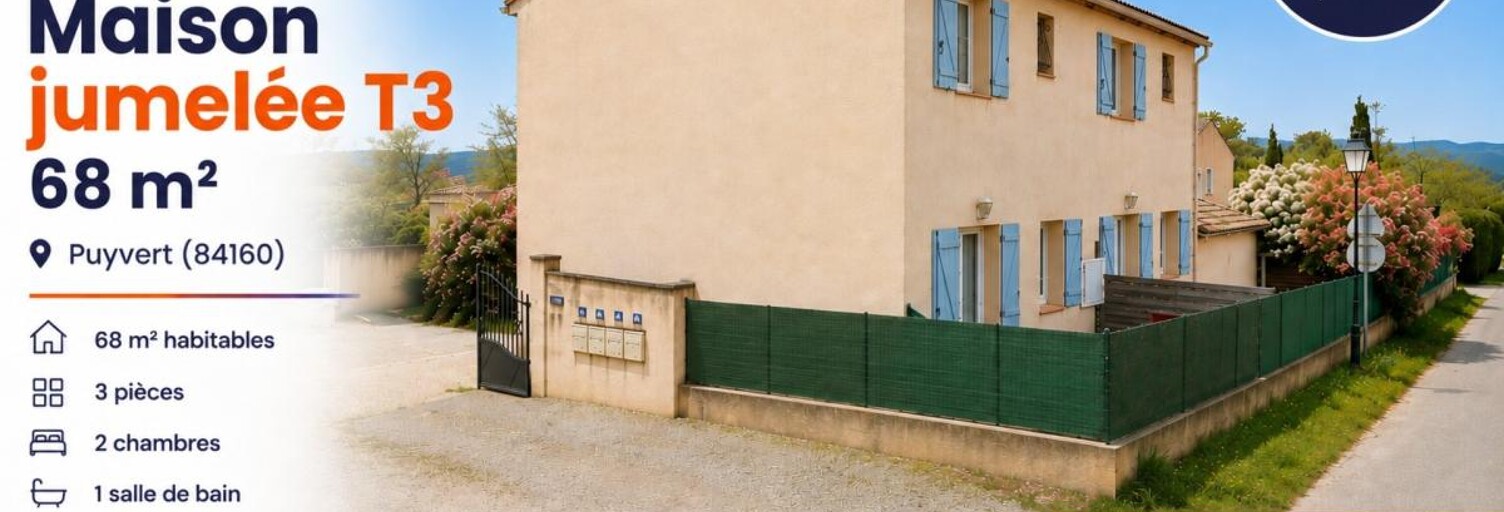 Maison 3 Pièces 67 m² à vendre à Puyvert (84160)