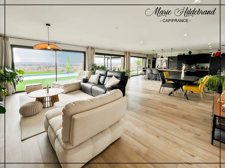 PROPRIÉTÉ CONTEMPORAINE – VUE DOMINANTE, PARC DE PRÈS D’1 HECTARE & PISCINE — photo 1
