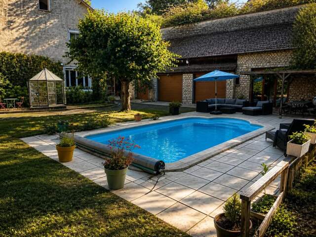 Maison meulière 143 m²+ dependance + garage et piscine — photo du bien