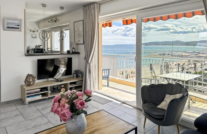 Magnifique vue mer de ce 2 pièces 38 m2 en étage elevé avec ascenseur — photo 3
