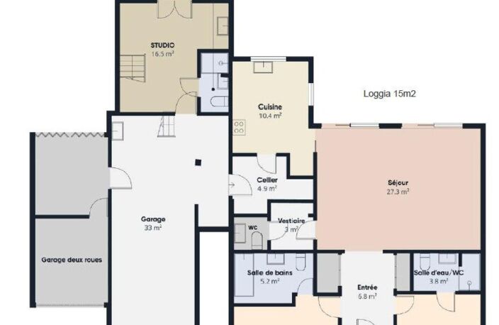 Maison aux trois espaces de vie indépendants — photo 2