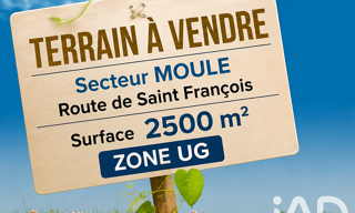 Terrain  2500 m² à vendre à Le Moule (97160)