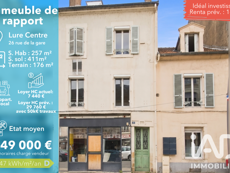 Vente Immeuble 411 m&sup2; — photo 1