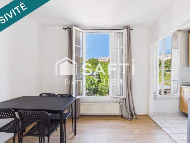 SAINT-CLOUD  Les Côteaux - Appartement 2 pièces 34m2 - Proximité immédiate du T2 - Vendu occupé bail meublé  d'un an en coursun an — photo du bien