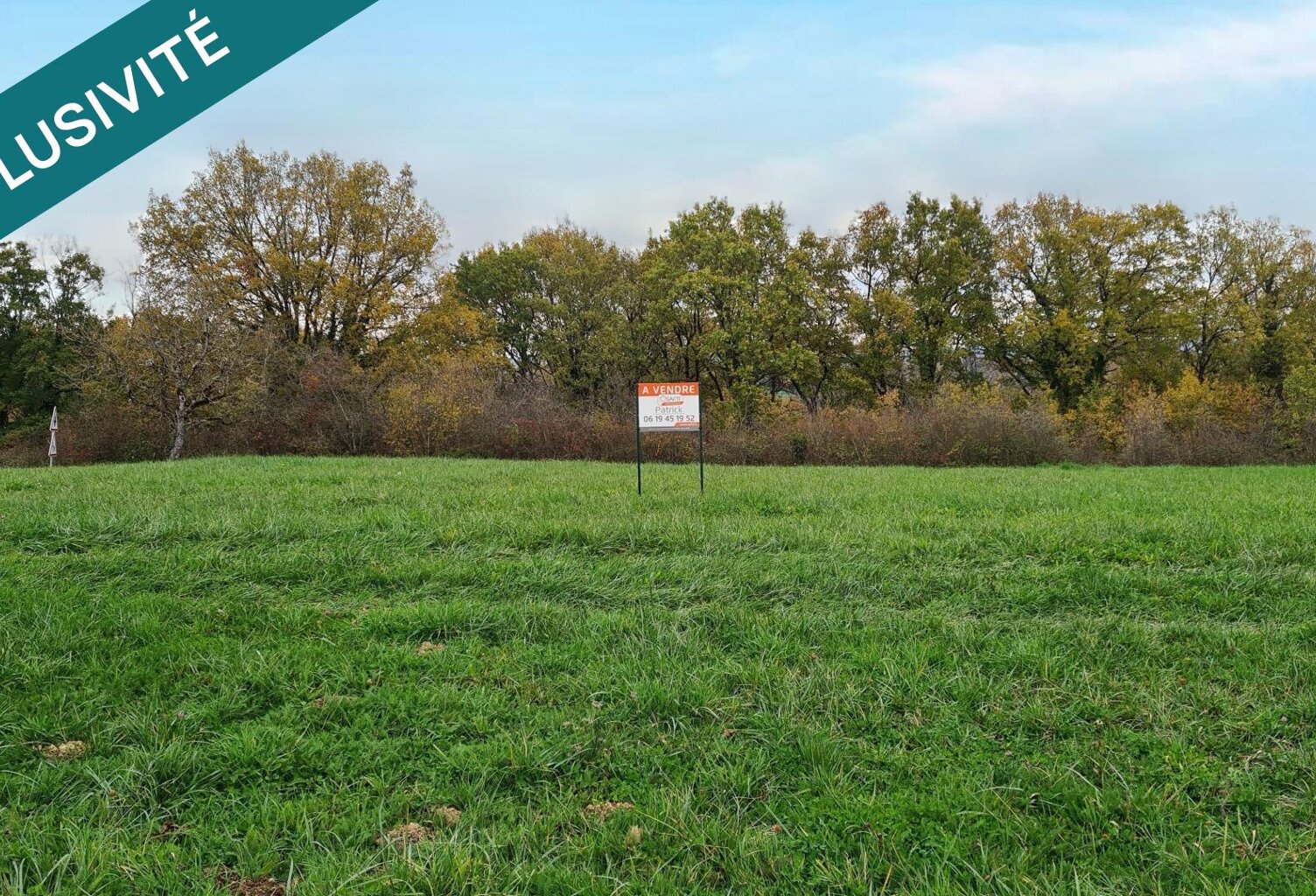 Terrain constructible plat - 1426 m² - Châtres — photo 1