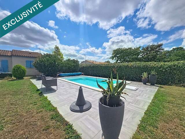Coup de cœur à Rétaud  Maison 3 chambres avec piscine et jardin clos — photo du bien