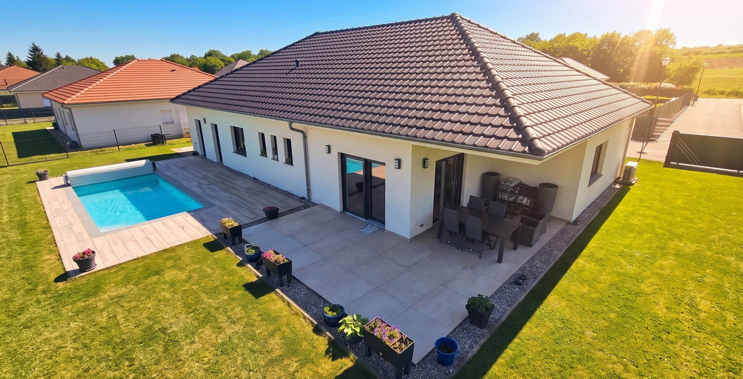 VILLA INDIVIDUELLE  terrasse piscine terrain clos. — photo 1