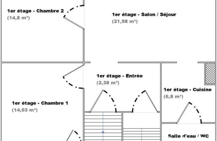 Vente Maison de ville 4 pièces — photo 3
