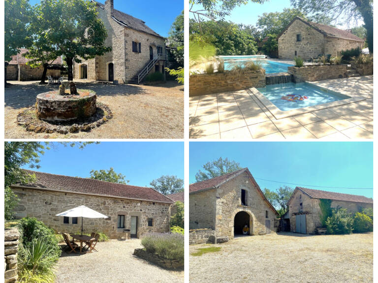 Ensemble immobilier - Maison + gîtes + terrains agricoles — photo 1