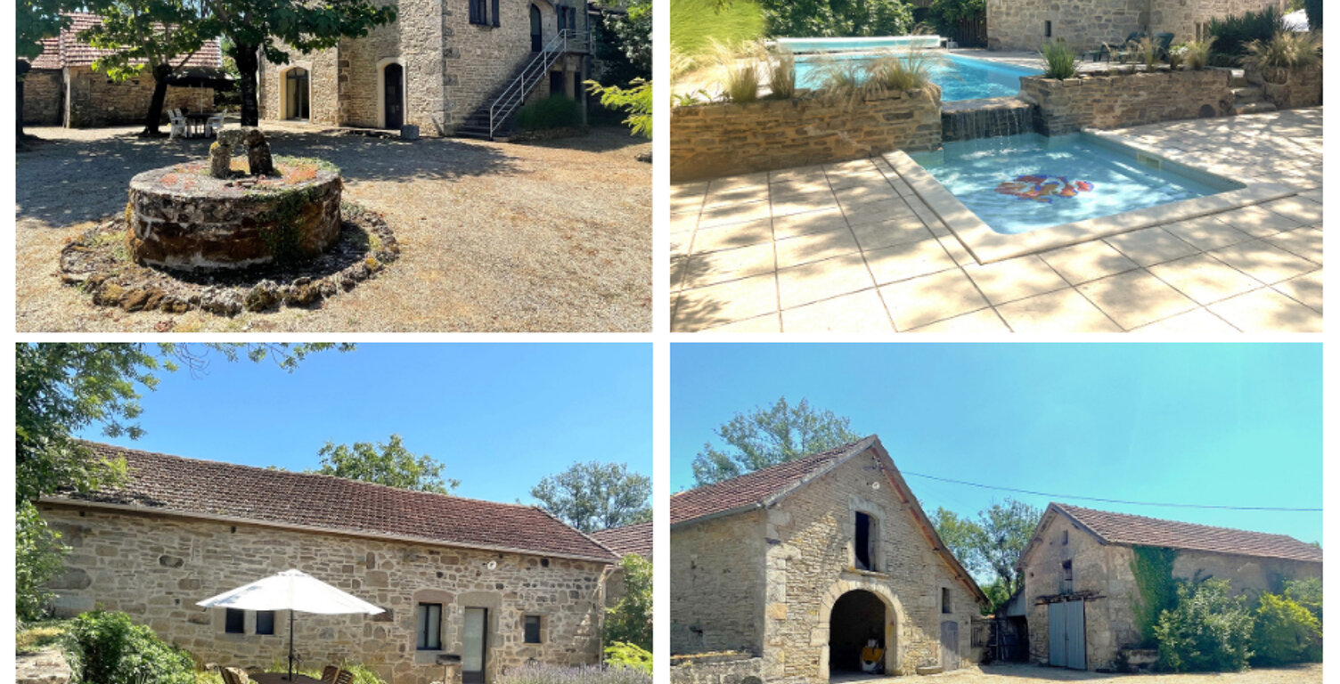 Ensemble immobilier - Maison + gîtes + terrains agricoles — photo 1