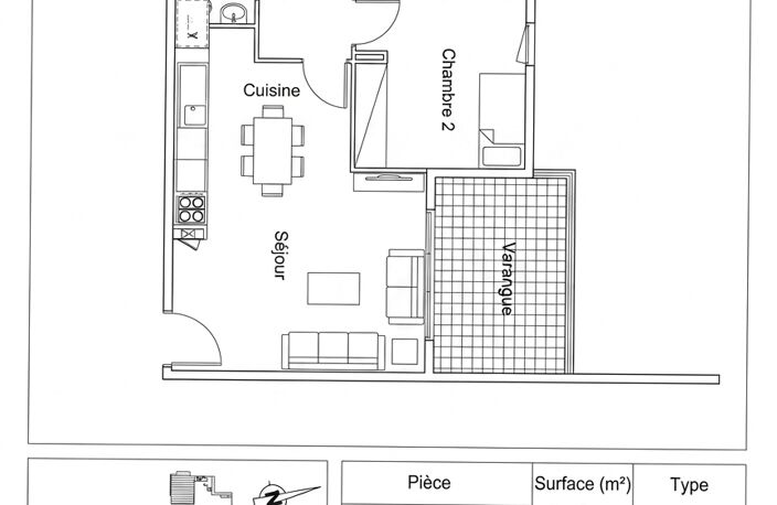 Vente Appartement 3 pièces — photo 2