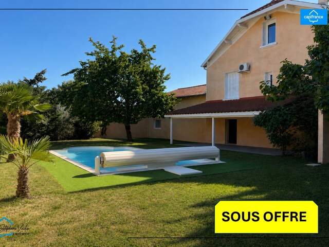 Maison de caractere 140m2, piscine , dependance attenante de 65 m², terrain 1000m2 — photo du bien