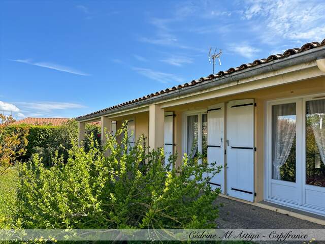 Maison à vendre Châtelaillon-Plage, 4 pièces 84m2 plain-pied, jardin, garage — photo du bien