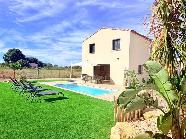   MARSEILLAN – VILLA CONTEMPORAINE NEUVE de 2026 - 4 CHAMBRES, PISCINE & TERRAIN DE PETANQUE - PARCELLE 996 M² — photo 1