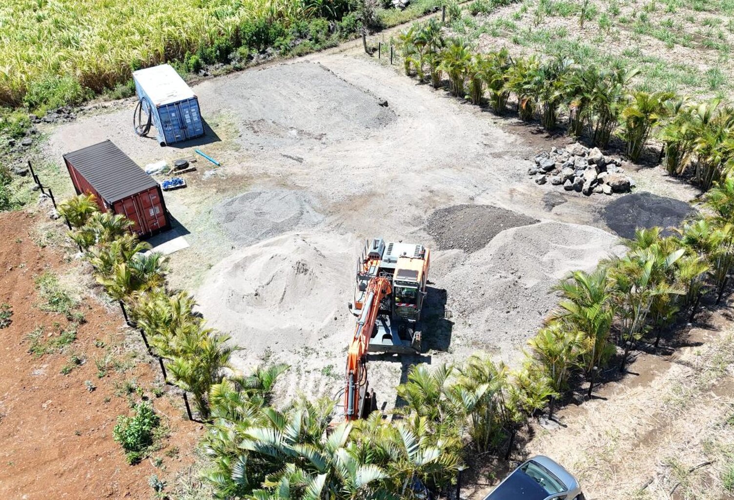 Ligne Paradis - terrain plat à louer de 620 m² pour stockage — photo 1