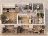 LA FRANQUI. T3 + DOUBLE BALCON AVEC PARKING. CONTACTEZ-MOI POUR LES DISPONIBILITÉS — photo 4