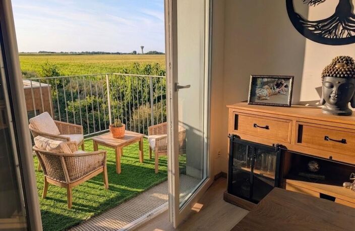 Aux portes de Caen et à 10 mn de la plage de Ouistreham, beau T3 avec grand balcon sans vis à vis — photo 3