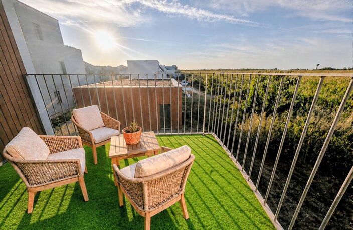 Aux portes de Caen et à 10 mn de la plage de Ouistreham, beau T3 avec grand balcon sans vis à vis — photo 4