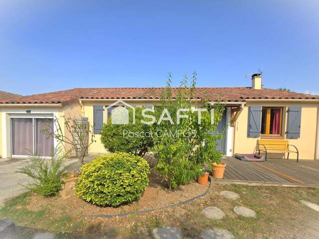 Maison t5 plein pied de 108m² sur une parcelle de 598m² — photo du bien