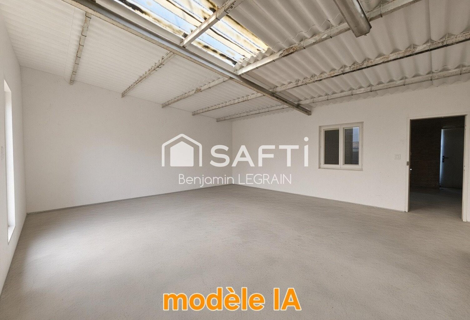 Garage de 90m2 sur terrain constructible — photo 1