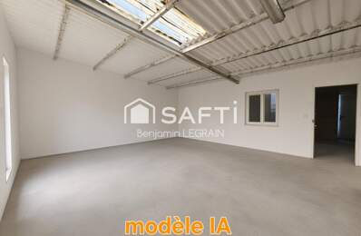 Garage de 90m2 sur terrain constructible — photo du bien