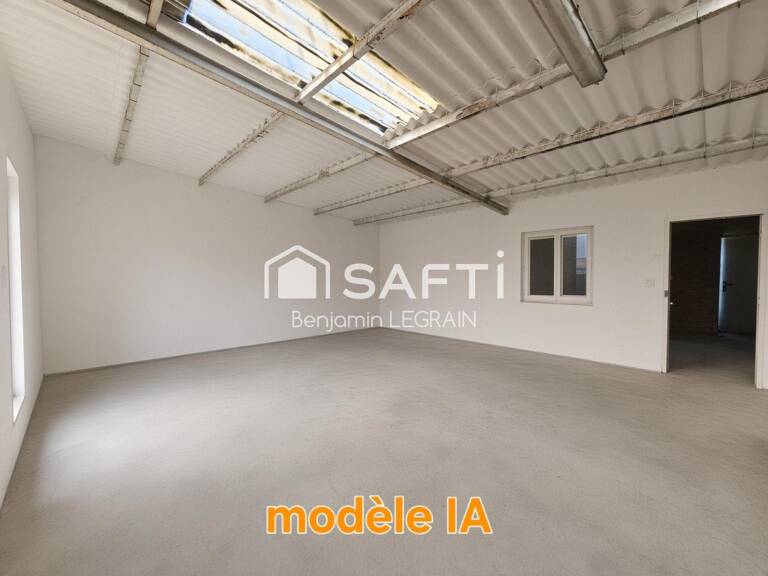 Garage de 90m2 sur terrain constructible — photo 1