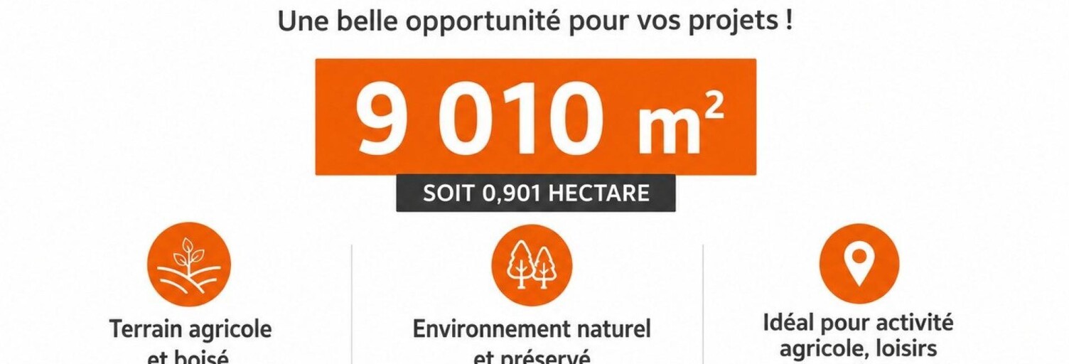 Terrain  9010 m² à vendre à Herbignac (44410)