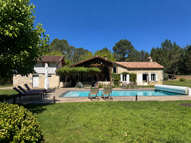 Maison landaise avec piscine — photo 1