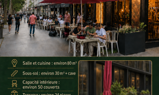 Commerce  80 m² à vendre à Paris 10 (75010)